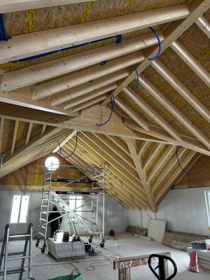 Dachstuhl-Gemeindehaus-Ballwil
